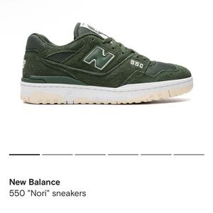 New Balance 550 Suede Nori Sneaker Women’s 7.5 Green